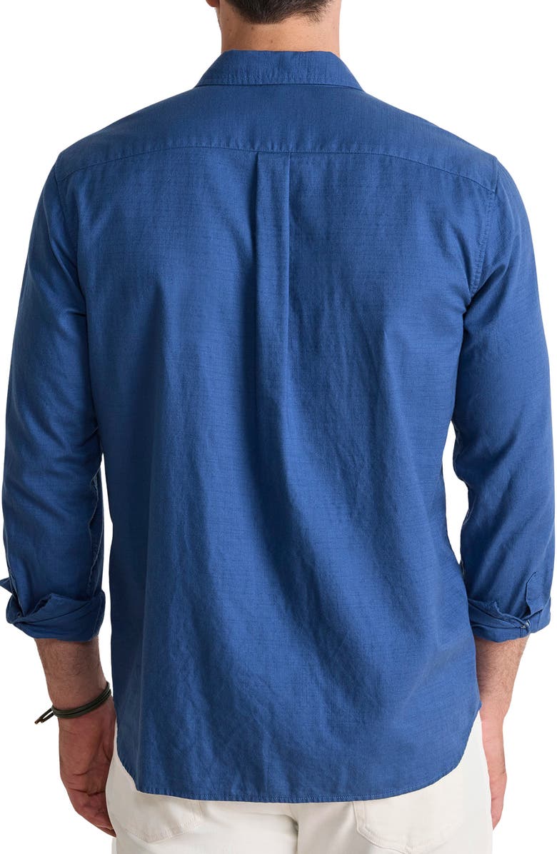 vineyard vines Cisco Solid Island Slub Cotton Button-Up Shirt, Alternate, color, Moonshine