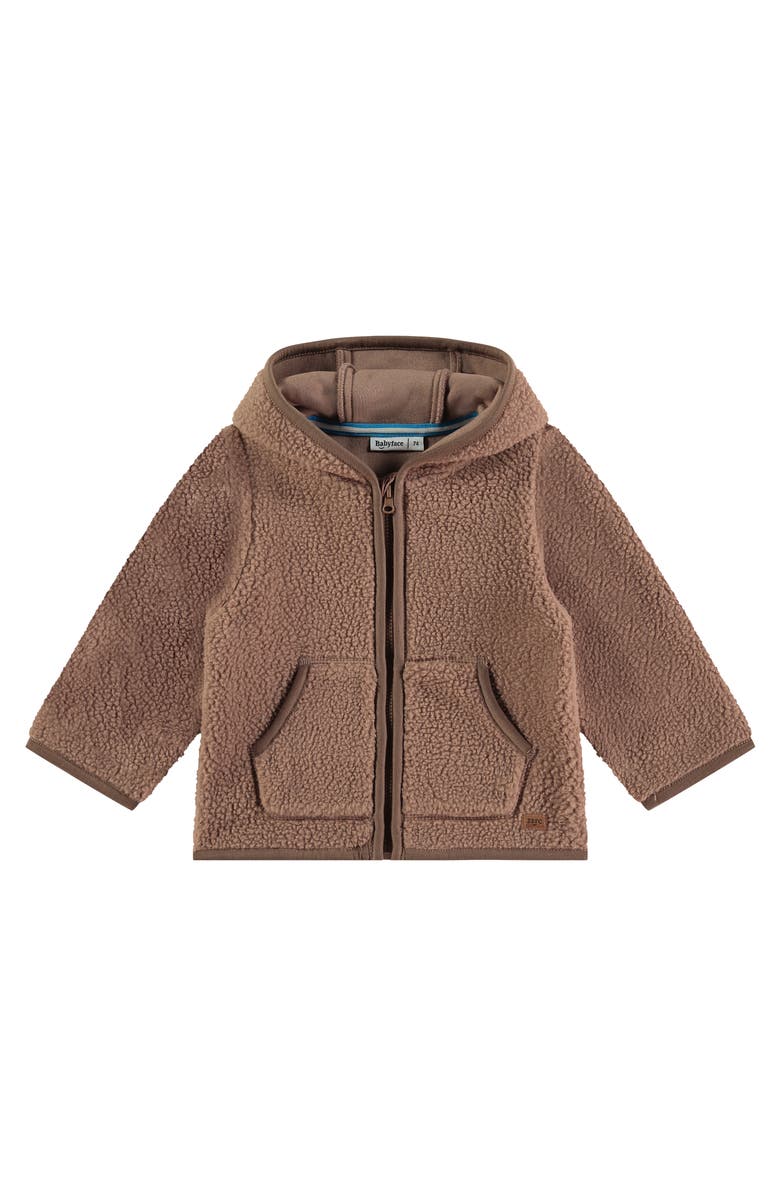 BABYFACE Fleece Hooded Jacket, Main, color, Caramel