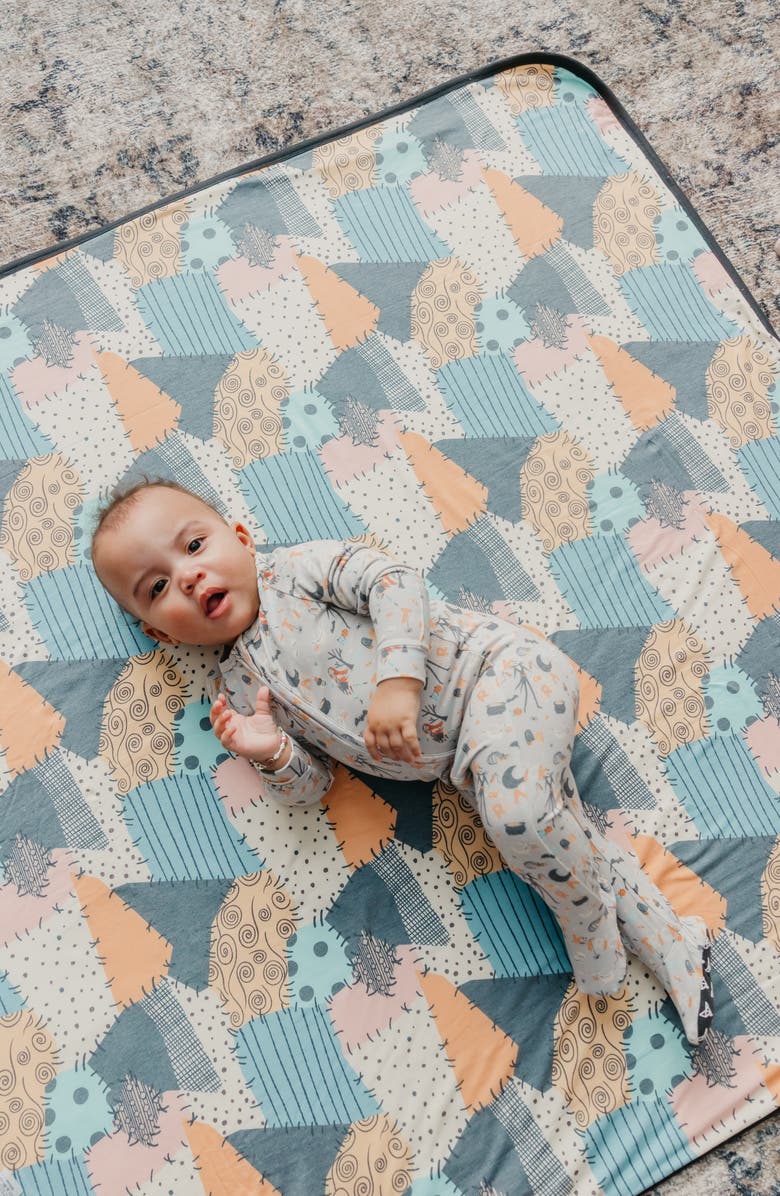 Copper Pearl Nightmare Before Christmas Zip-Up Footie Pajamas, Alternate, color, Ntmare Before Xmas