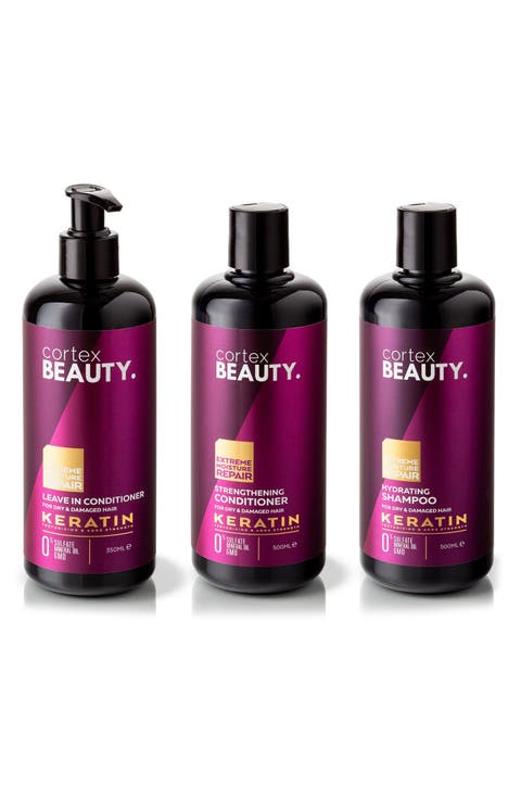 Keratin 3-Piece Hair Care Set $98 Value