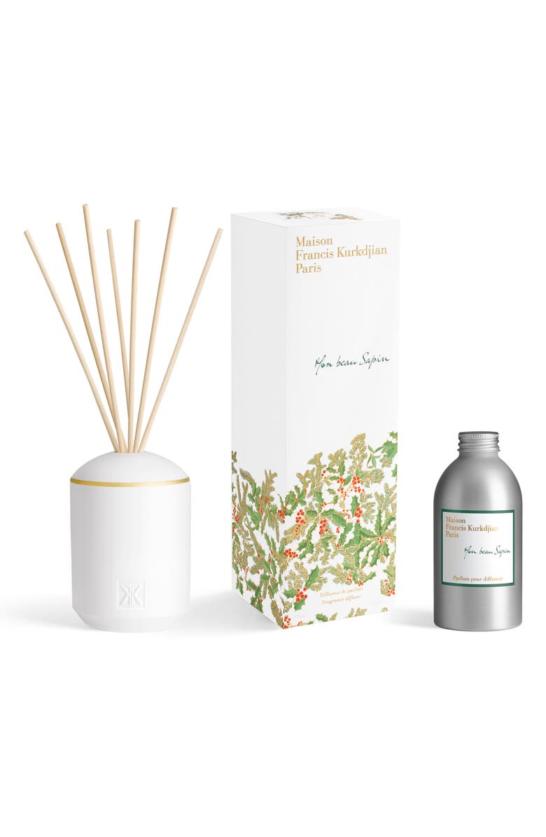 Maison Francis Kurkdjian Mon beau Sapin Reed Diffuser Set, Main, color, 