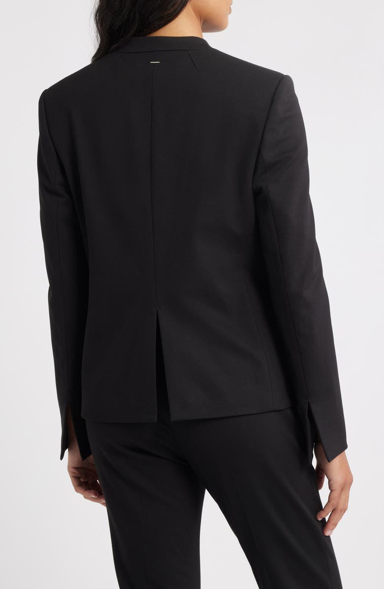 BOSS Jemma One-Button Blazer, Alternate, color, Black