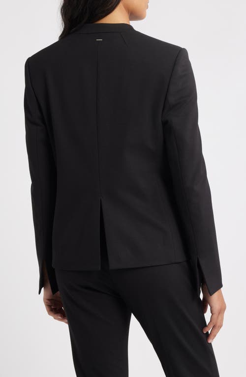 Hugo Boss Boss Jemma One-button Blazer In Black