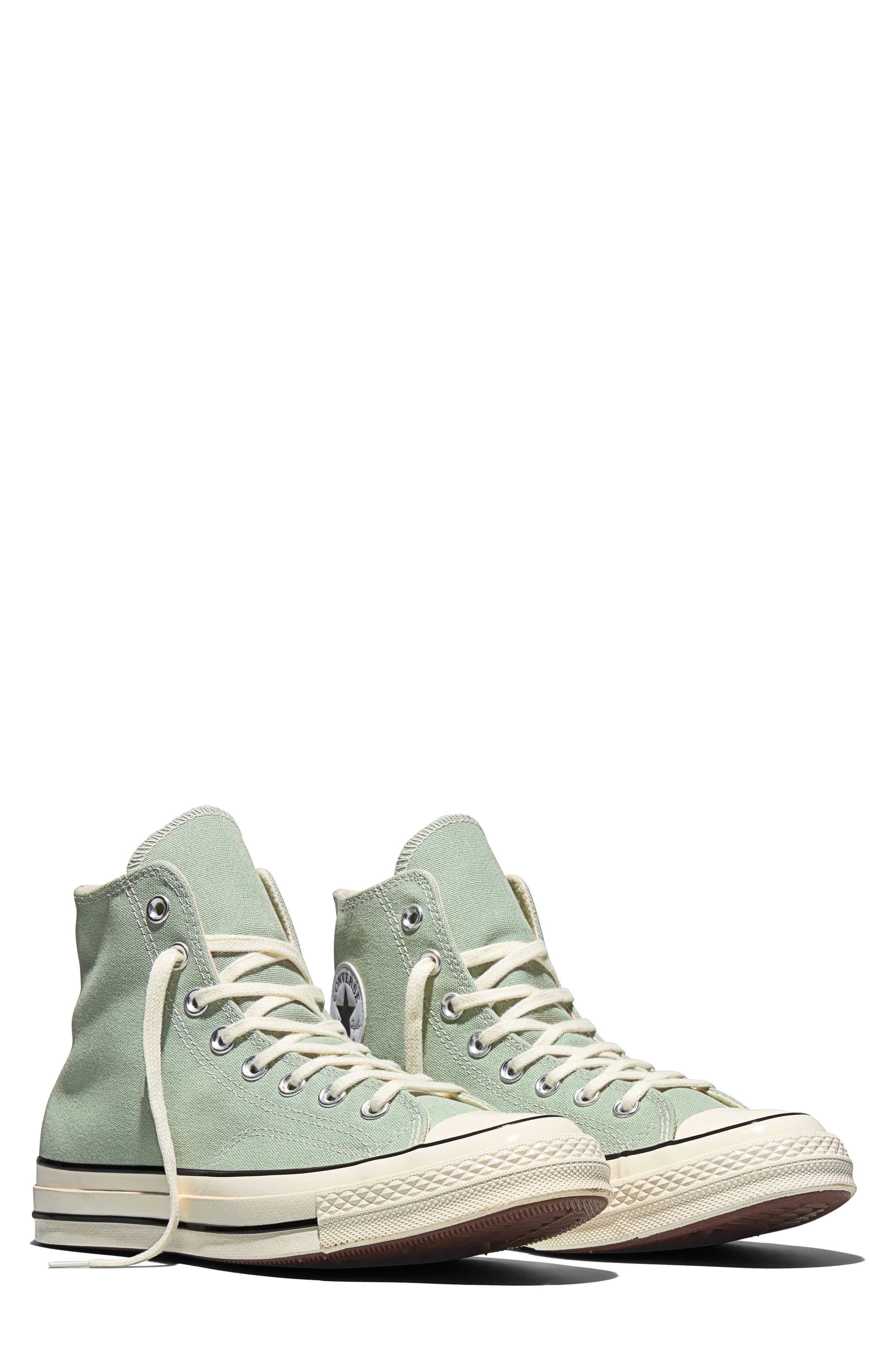 Converse Chuck 70 Canvas High Top Sneaker, Alternate, color, Thyme Again/ Egret/ Black