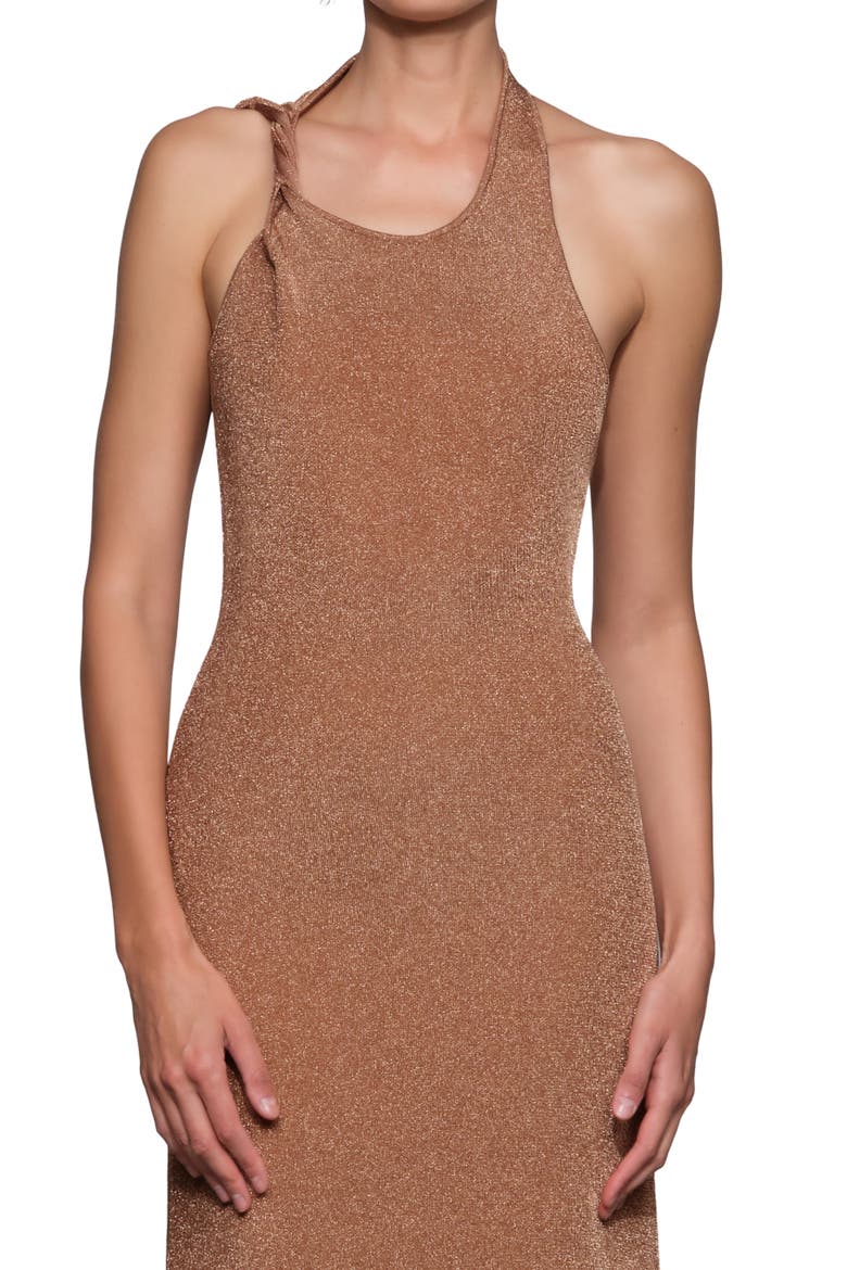 Willow Knit Dress, Alternate, color, Metallic Rose