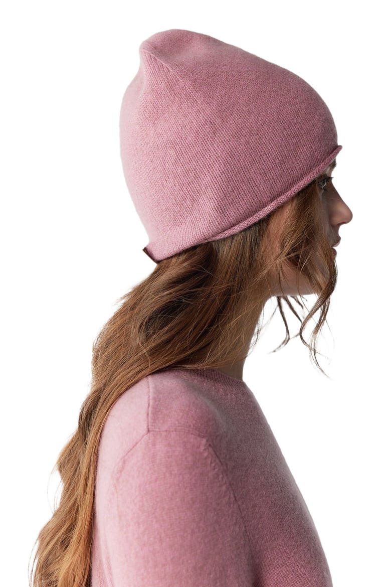 $99 Cashmere Hat & Sweater Set, Alternate, color, lilas