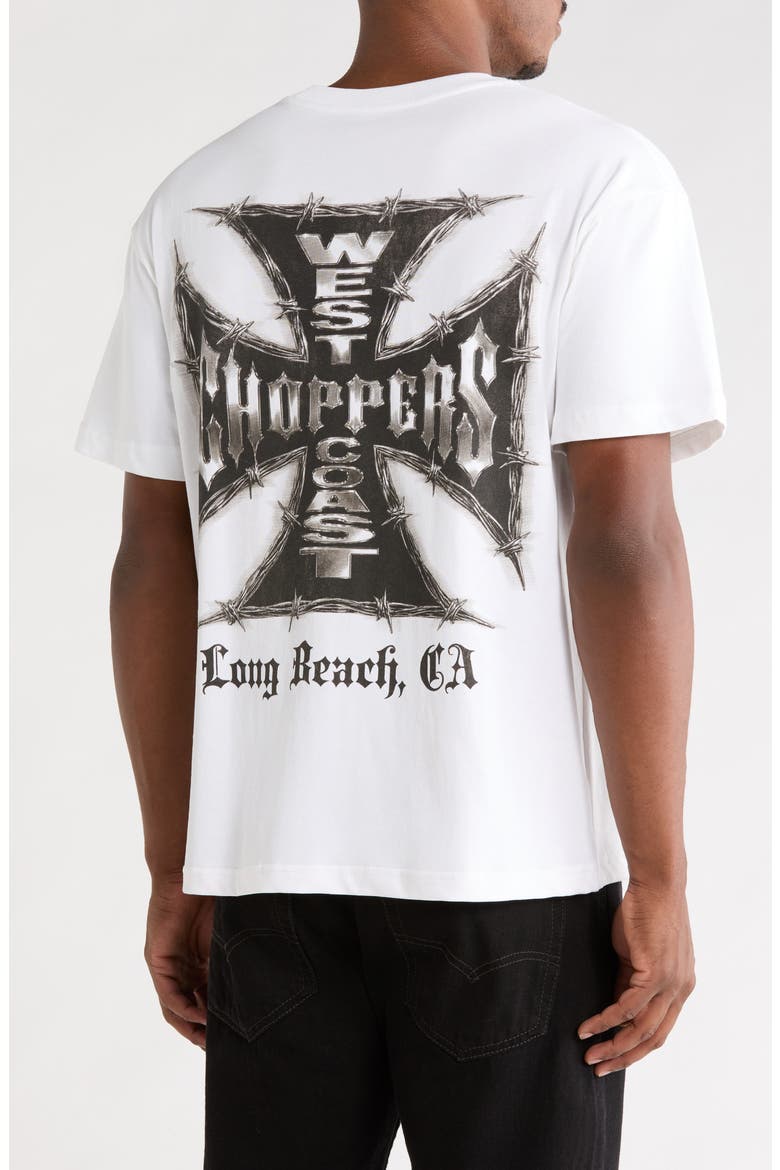 Rough Around the Edges Cotton Graphic T-Shirt, Alternate, color, WHITE