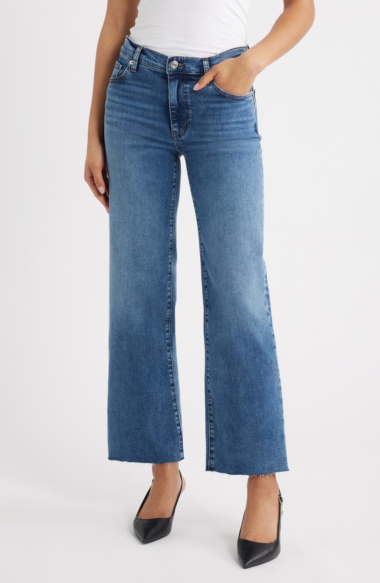 FRAME The Mellow Ankle Straight Leg Jeans, Main, color, Canals Raw After