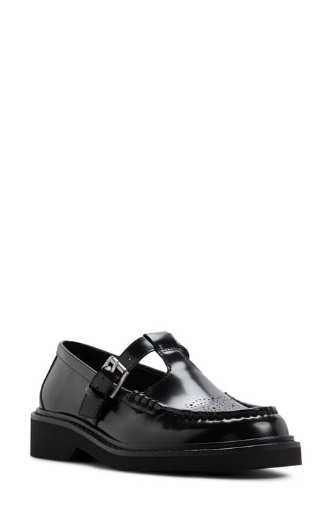 Romy Buckle T-Strap Loafer (Women)