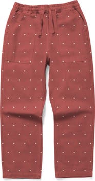 Service Works Polka Dot Cotton Canvas Drawstring Chef Pants