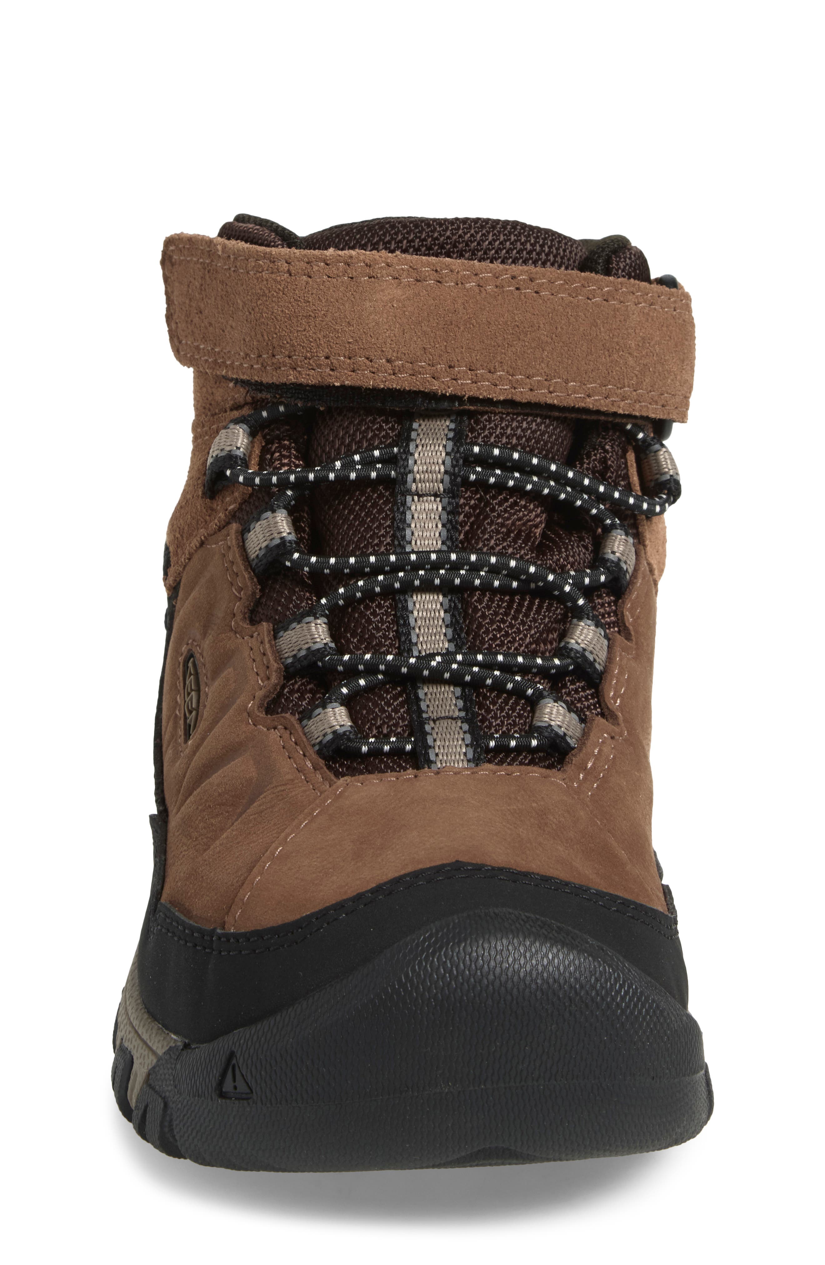 Kids' Targhee IV Mid Waterproof Hiking Shoe, Alternate, color, BISON/BRINDLE