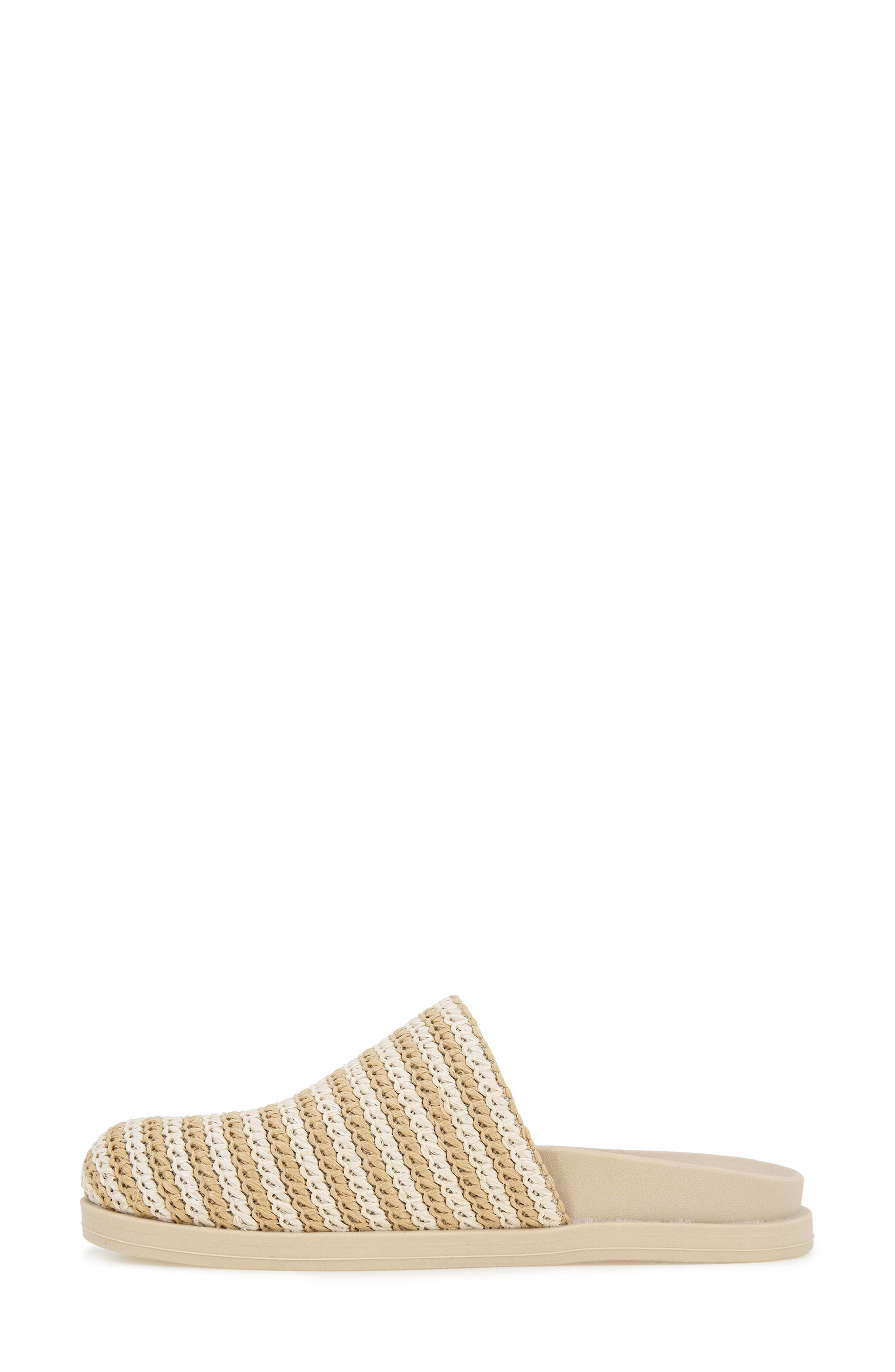 Kensie Paislee Raffia Mule, Alternate, color, Multi Neutral