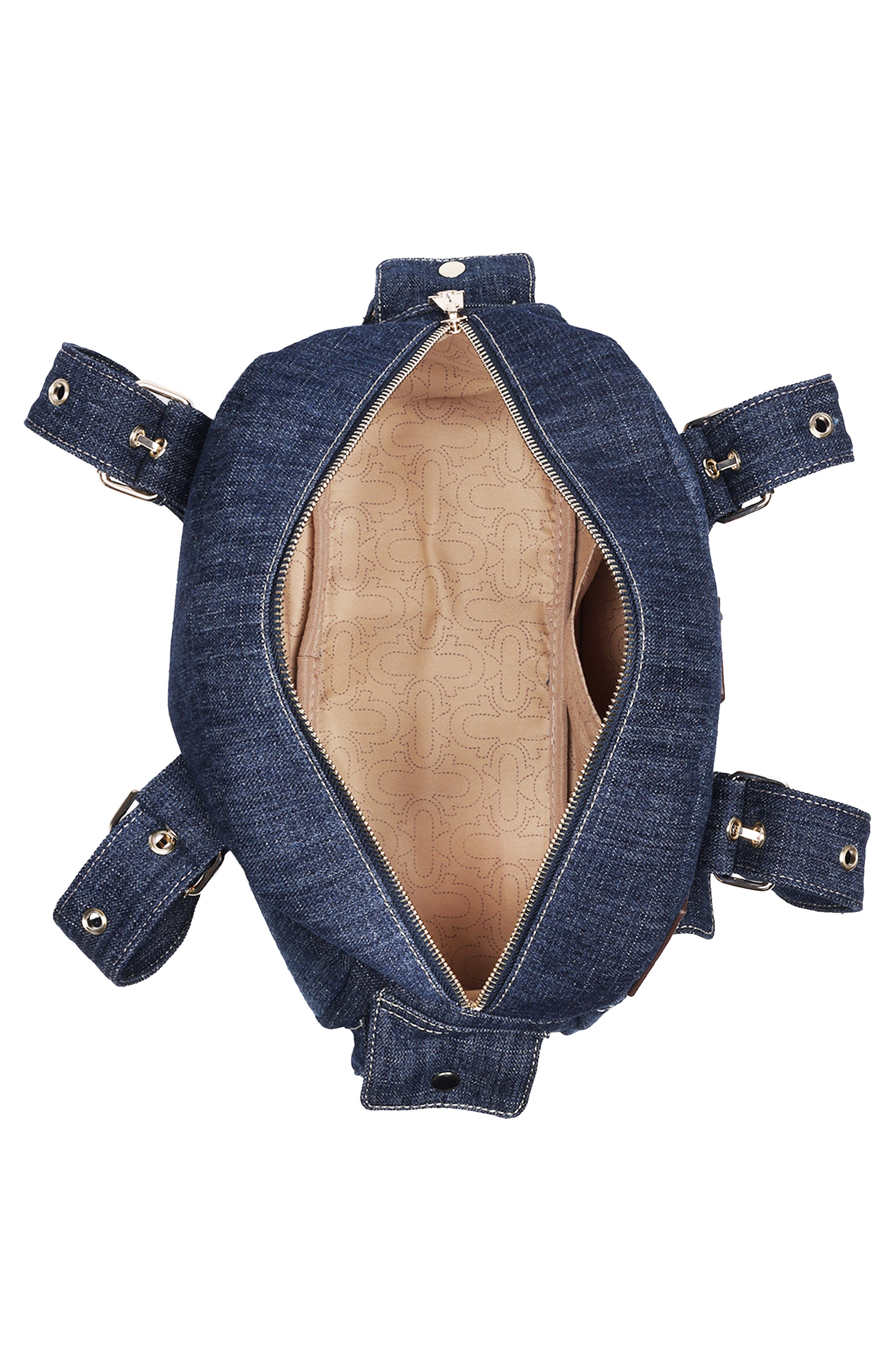 Multipatch Satchel Bag, Alternate, color, DARK DENIM