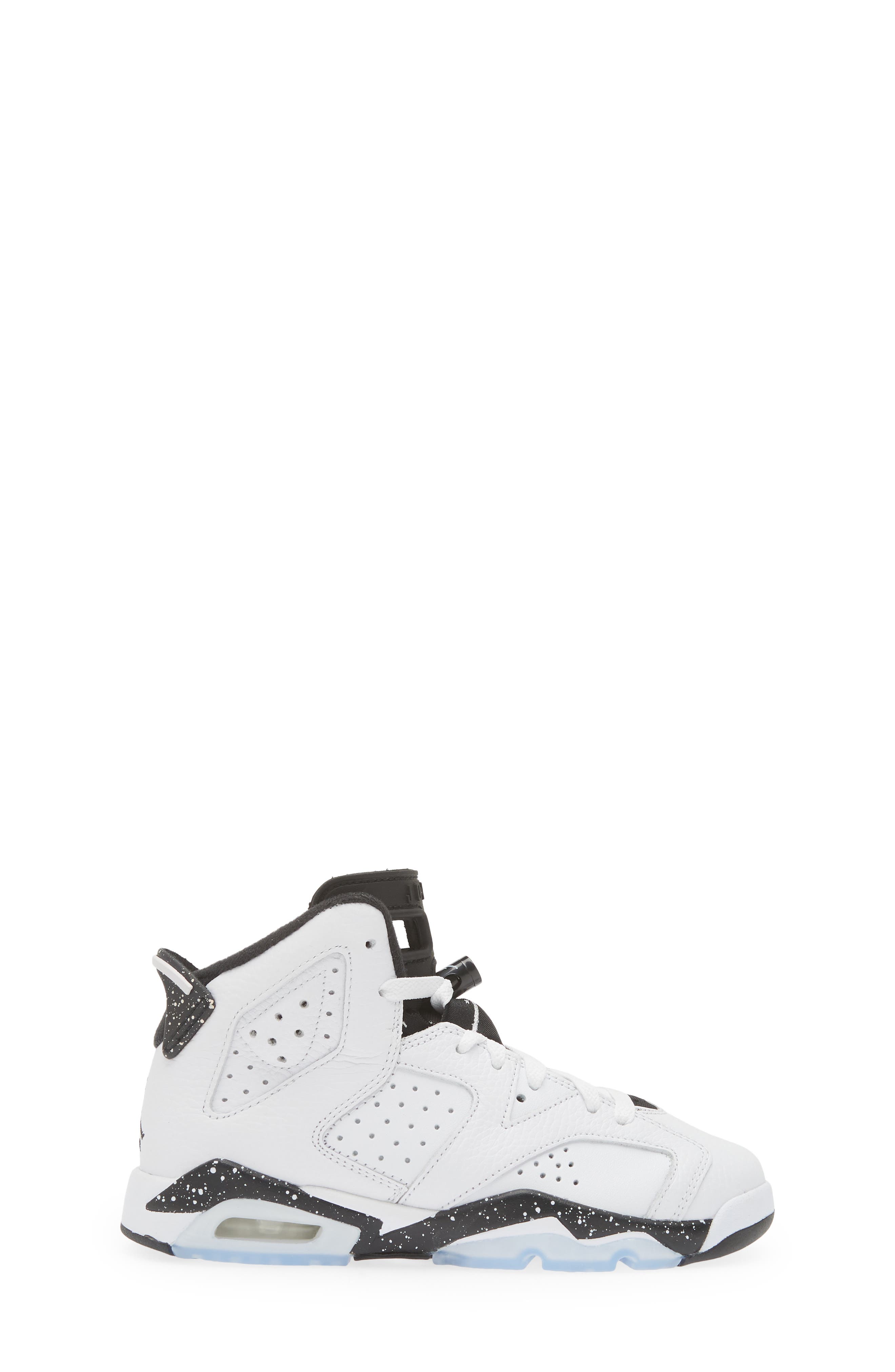 Jordan Air Jordan 6 Retro High Top Sneaker, Alternate, color, White/ Black