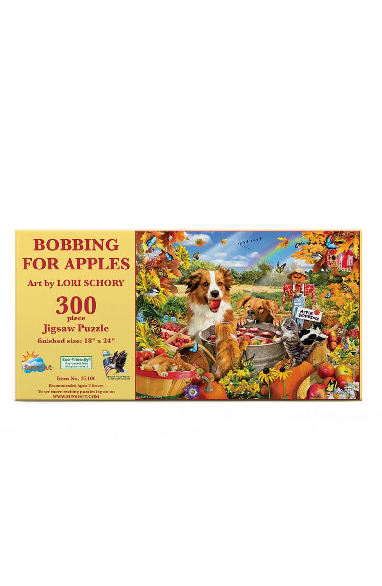 Sunsout Bobbing for Apples 300 piece Jigsaw Puzzle for Adults, Alternate, color, Multicolor