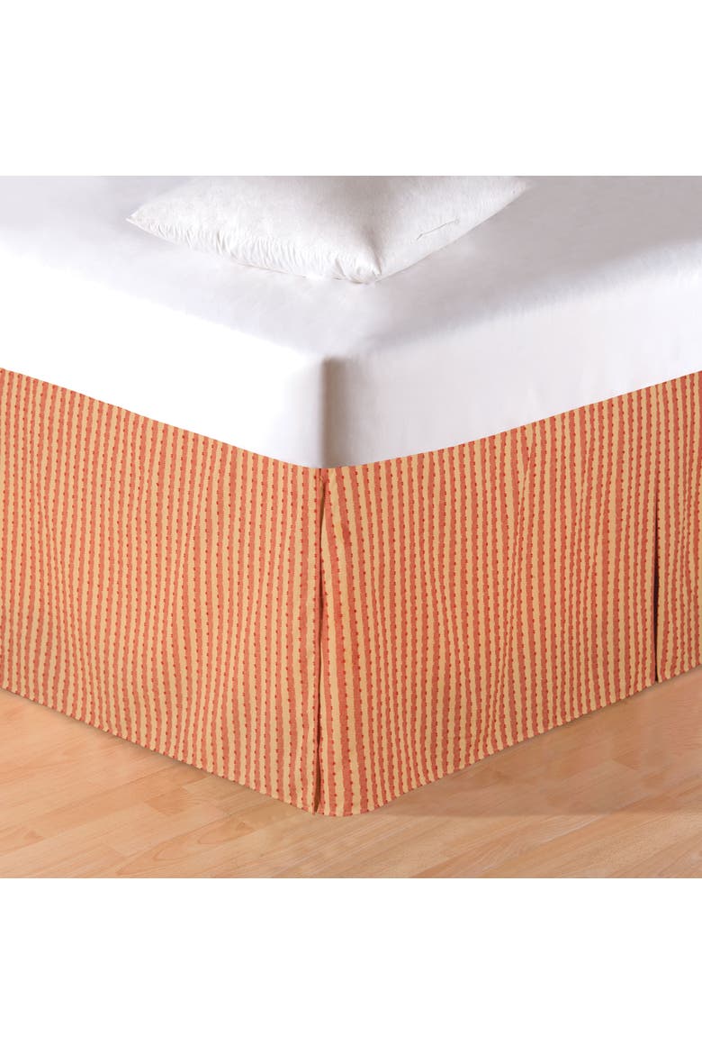 Constantine Bed Skirt, Alternate, color, Red