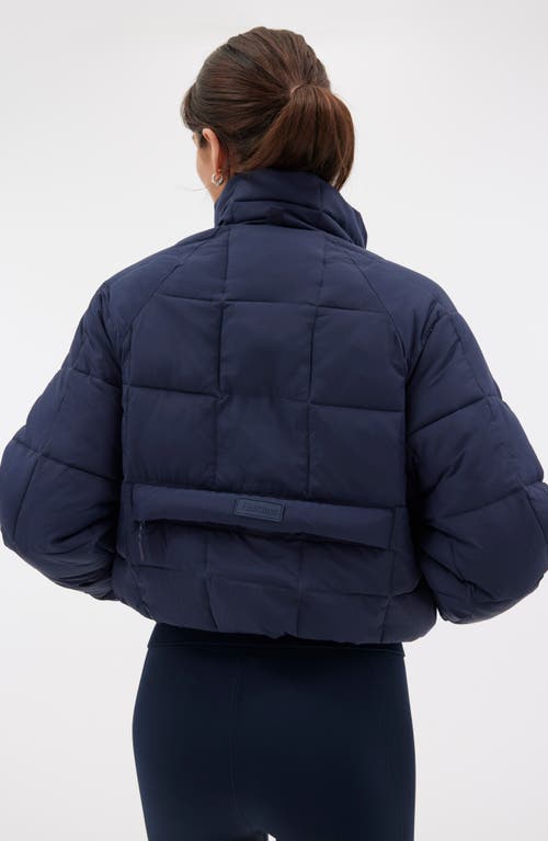 Halfdays Nellie Packable Puffer Jacket In Navy