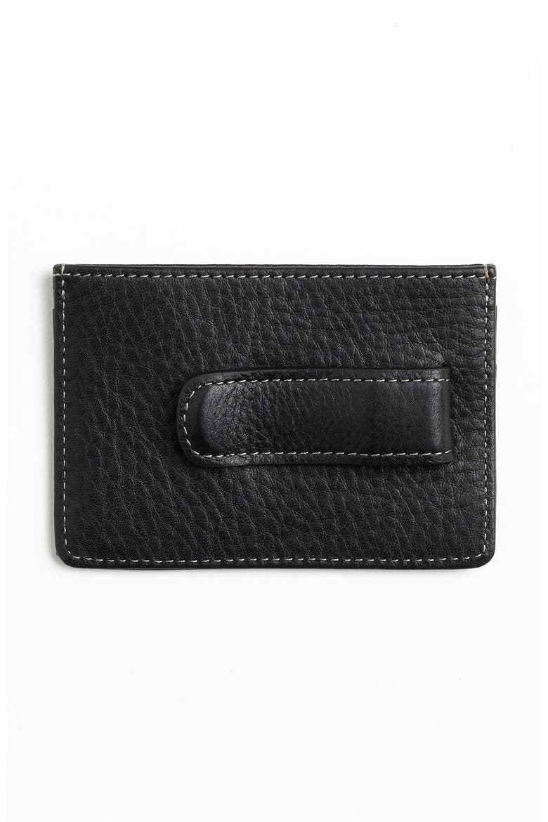 Money Clip Card Case, Alternate, color, BLACK