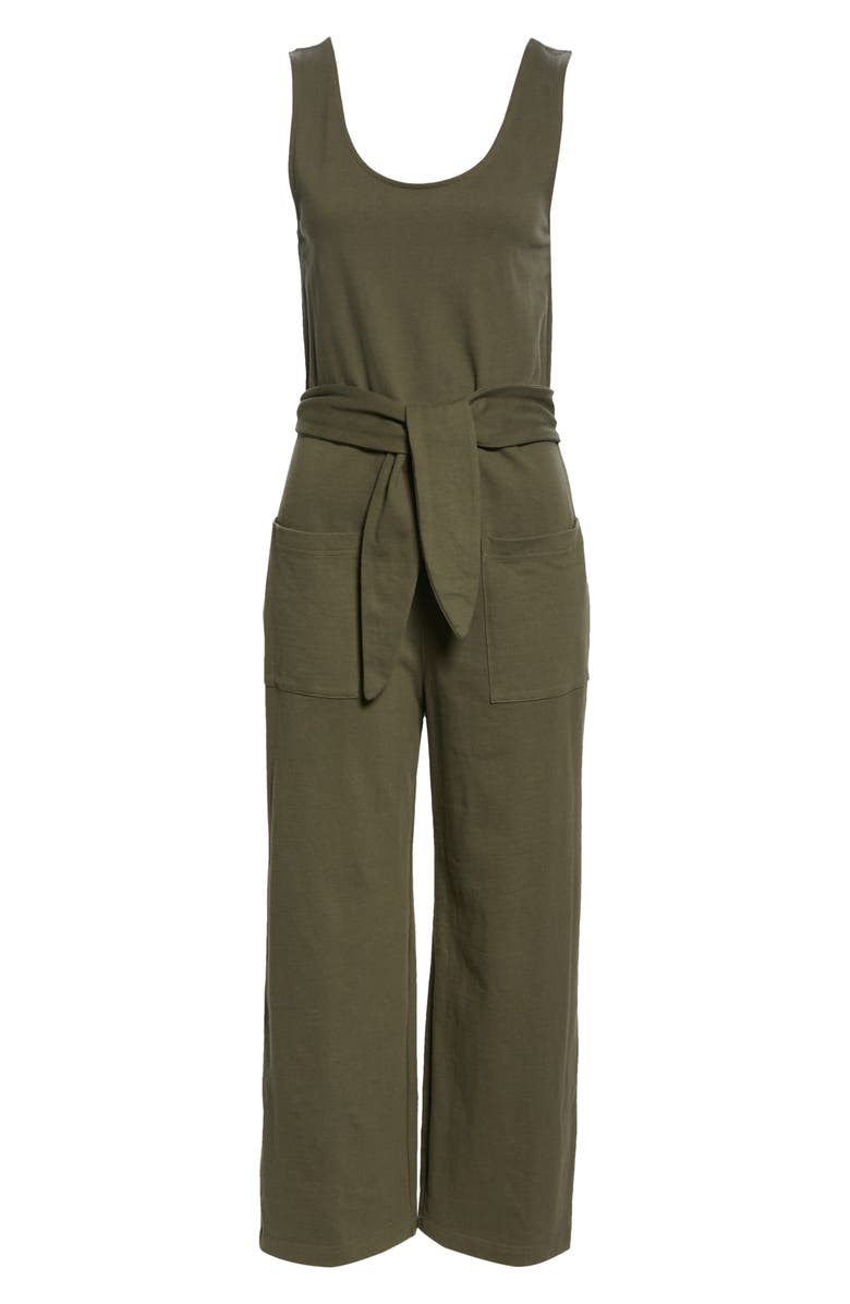 Rails Trixie Scoop Neck Sleeveless Cotton Knit Jumpsuit, Alternate, color, 