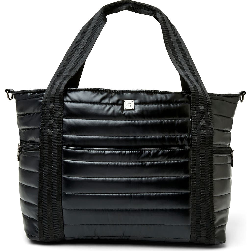 Think Royln Jetset Wingman Tote In Black