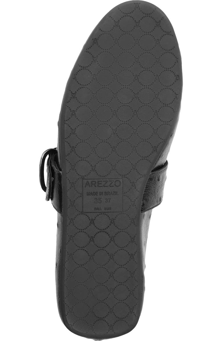 Arezzo Adeline Mary Jane Flat, Alternate, color, Black