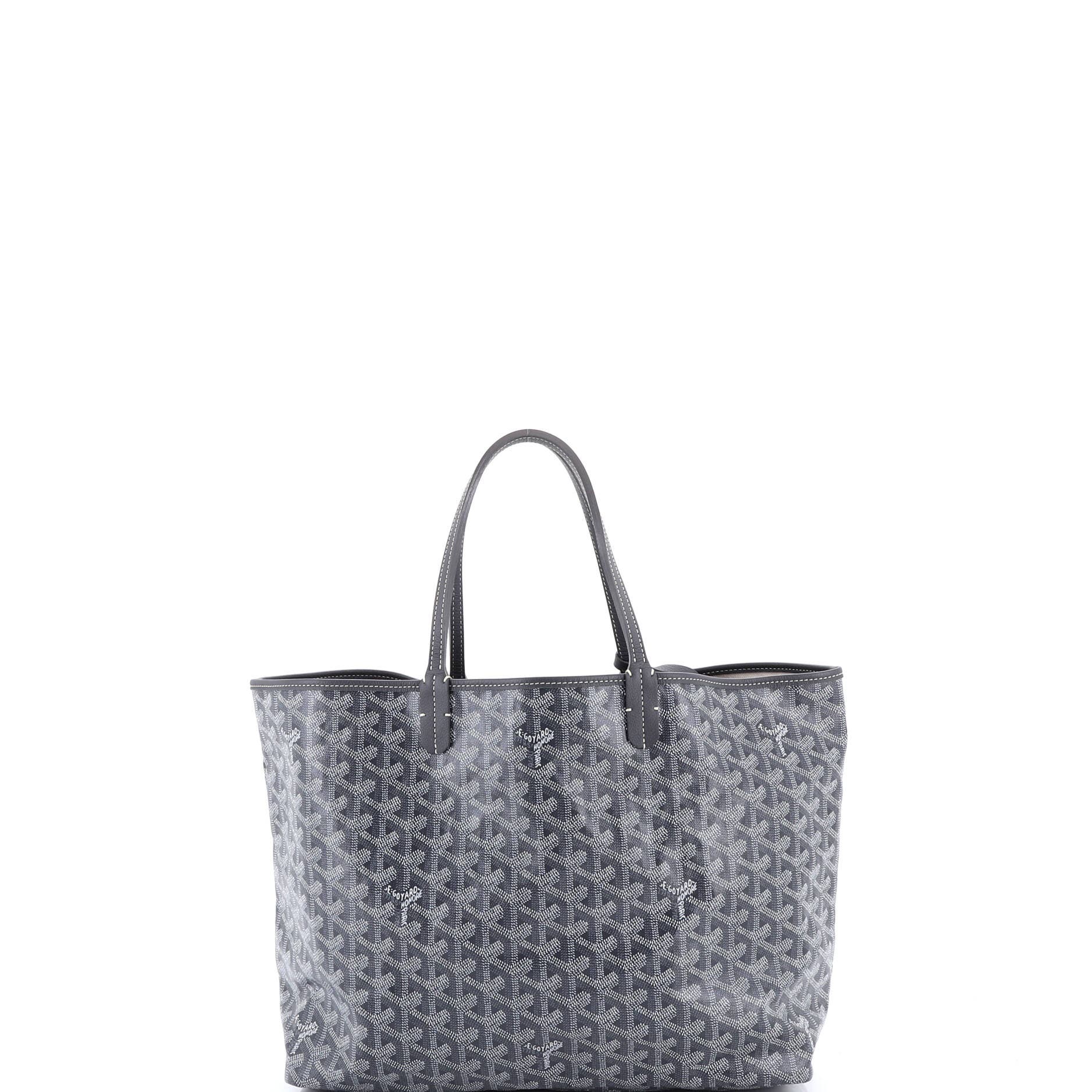 Pre-Owned Goyard Saint Louis Tote Coated Canvas PM, Alternate, color, Gray