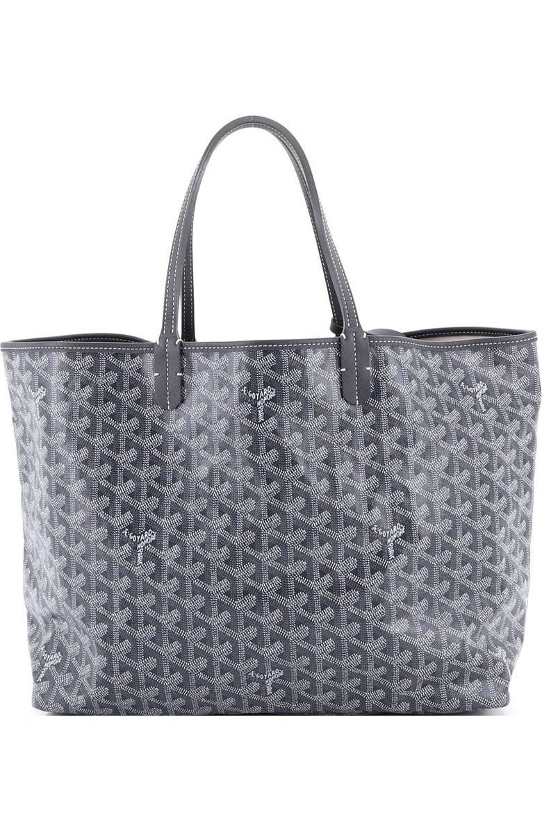 Pre-Owned Goyard Saint Louis Tote Coated Canvas PM, Alternate, color, Gray