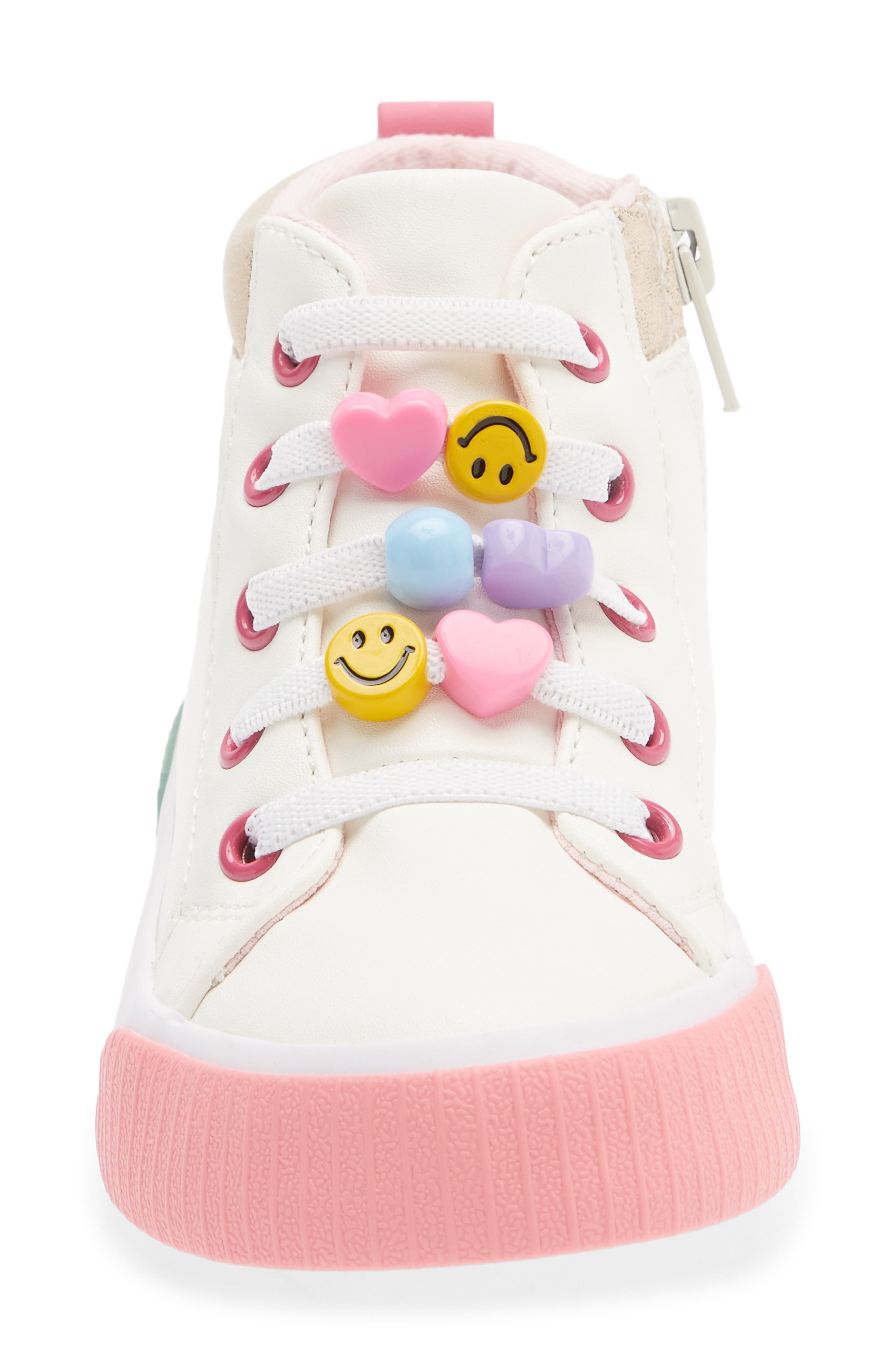 Kids' Friendship Bracelet Sneaker, Alternate, color, WHITE MULTI