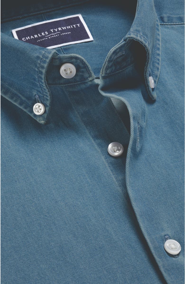 Charles Tyrwhitt Denim Shirt, Alternate, color, 