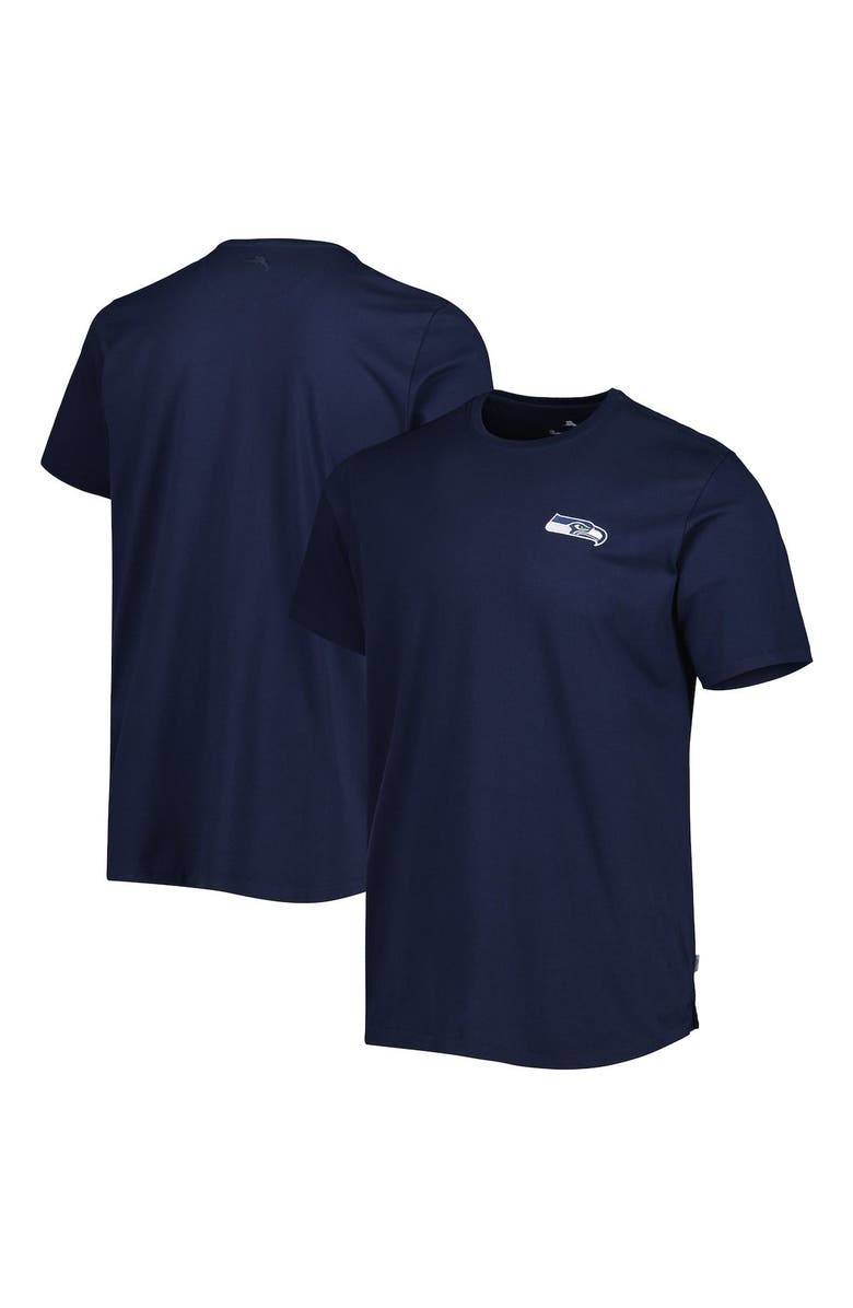 Tommy Bahama Men's Tommy Bahama College Navy Seattle Seahawks Bali Skyline T-Shirt, Main, color, 