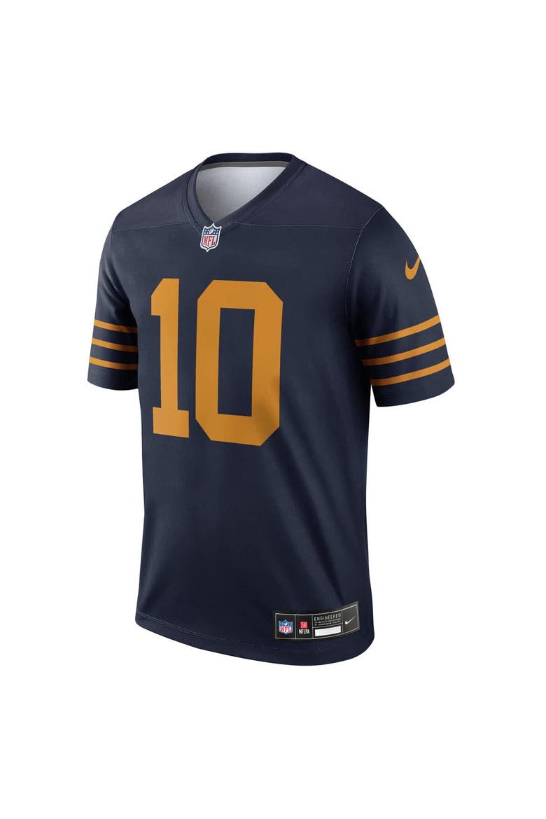 Men's Nike Jordan Love Navy Green Bay Packers The 1923 Classic Legend Player Dri-FIT Top, Alternate, color, Navy