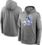 Nike Men's Nike Heather Charcoal Dallas Cowboys Rewind Retro Joe Club Pullover Hoodie