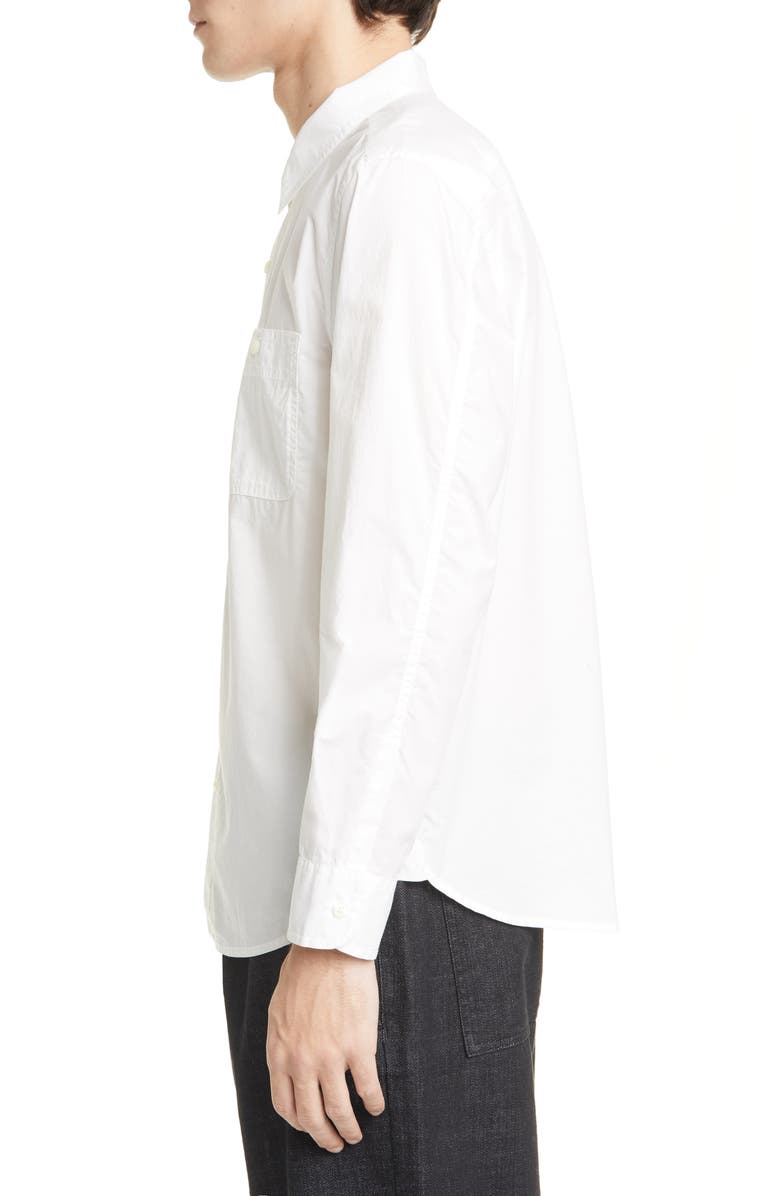 Eileen Fisher Organic Cotton Poplin Button-Up Shirt, Alternate, color,