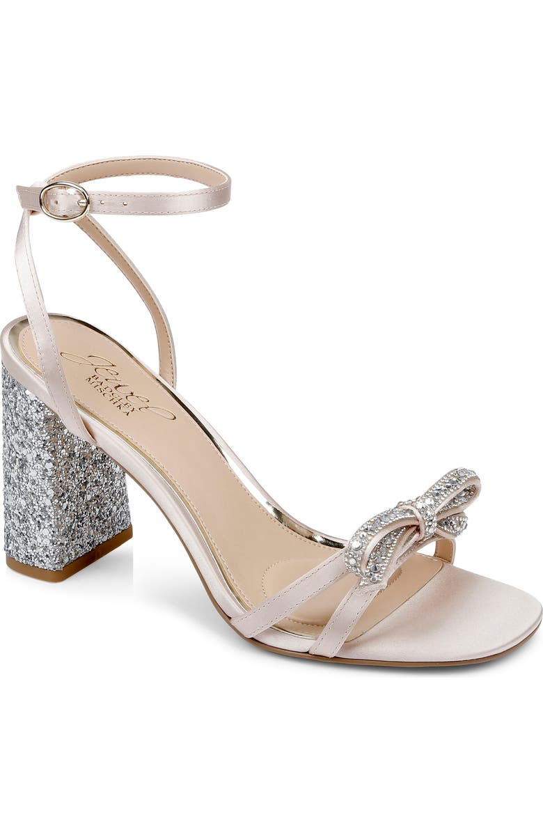 Jewel Badgley Mischka Hillary Ankle Strap Sandal, Main, color, Champ Sati