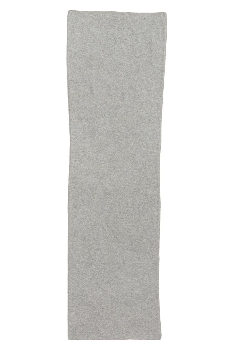 Solid Cashmere Scarf, Alternate, color, GREY MEDIUM HEATHER