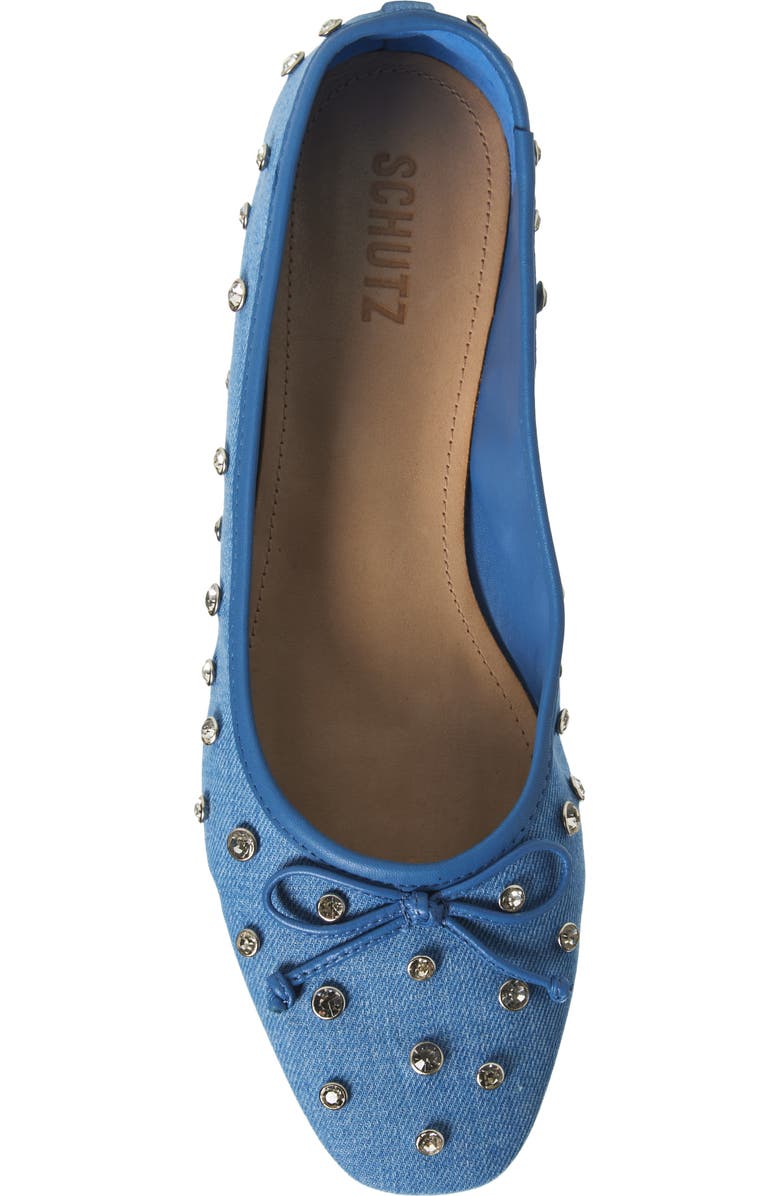 Schutz Arissa Shine Ballerina Flat, Alternate, color,