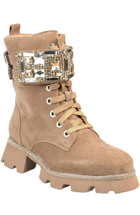 Track Bootie Jewel Details