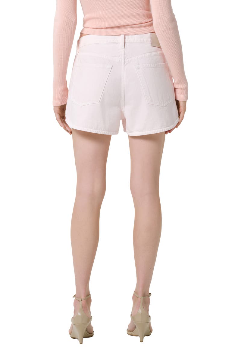 Abita Denim Shorts, Alternate, color, PALE SALT LIGHT PINK