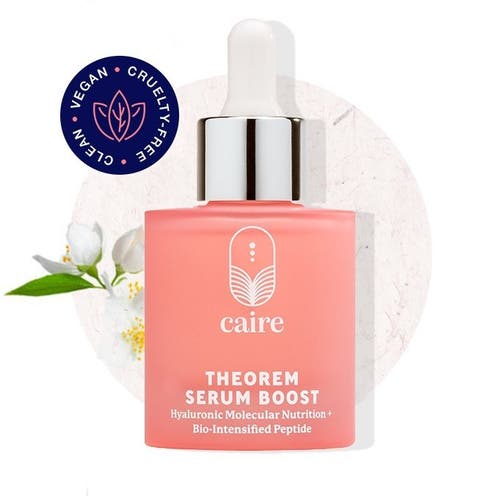 Caire Beauty 30 Day Trio Theorem Serum Boost, Mask, And Grown Up Moisturizer Set In Coral