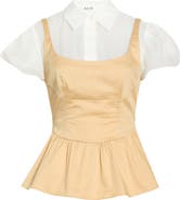 ASTR the Label Carrington Layered Peplum Top