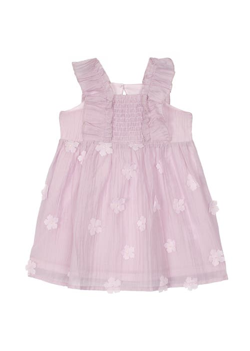 Isobella & Chloe Lavender Luna Petals Baby Toddler Dress In Pink