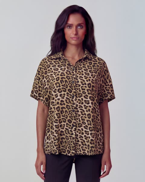 Leopard Womens Printed Shirt