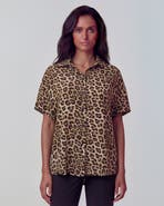 Lords of Harlech Leopard Womens Printed Shirt