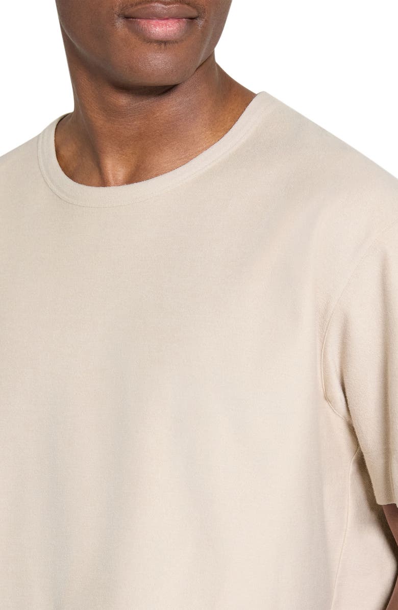 Theory Boxy Terry Cloth T-Shirt, Alternate, color,