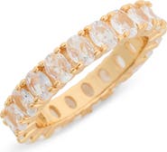 Sterling Forever Kylie CZ Eternity Band Ring