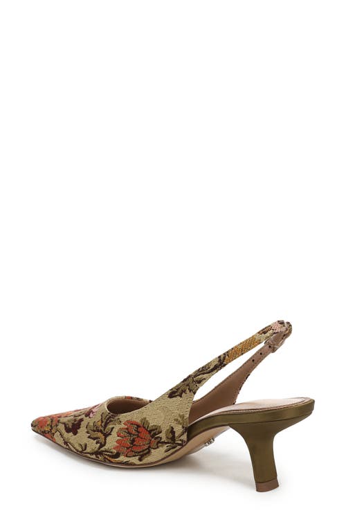Sam Edelman Bianka Slingback Kitten Heels In Brown