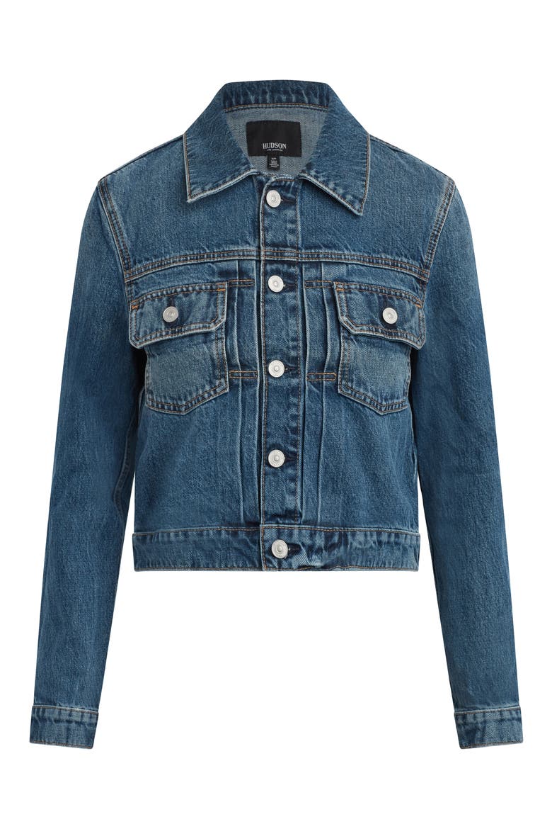 Jeans Lola Shrunken Trucker Jacket, Alternate, color, FANTASY