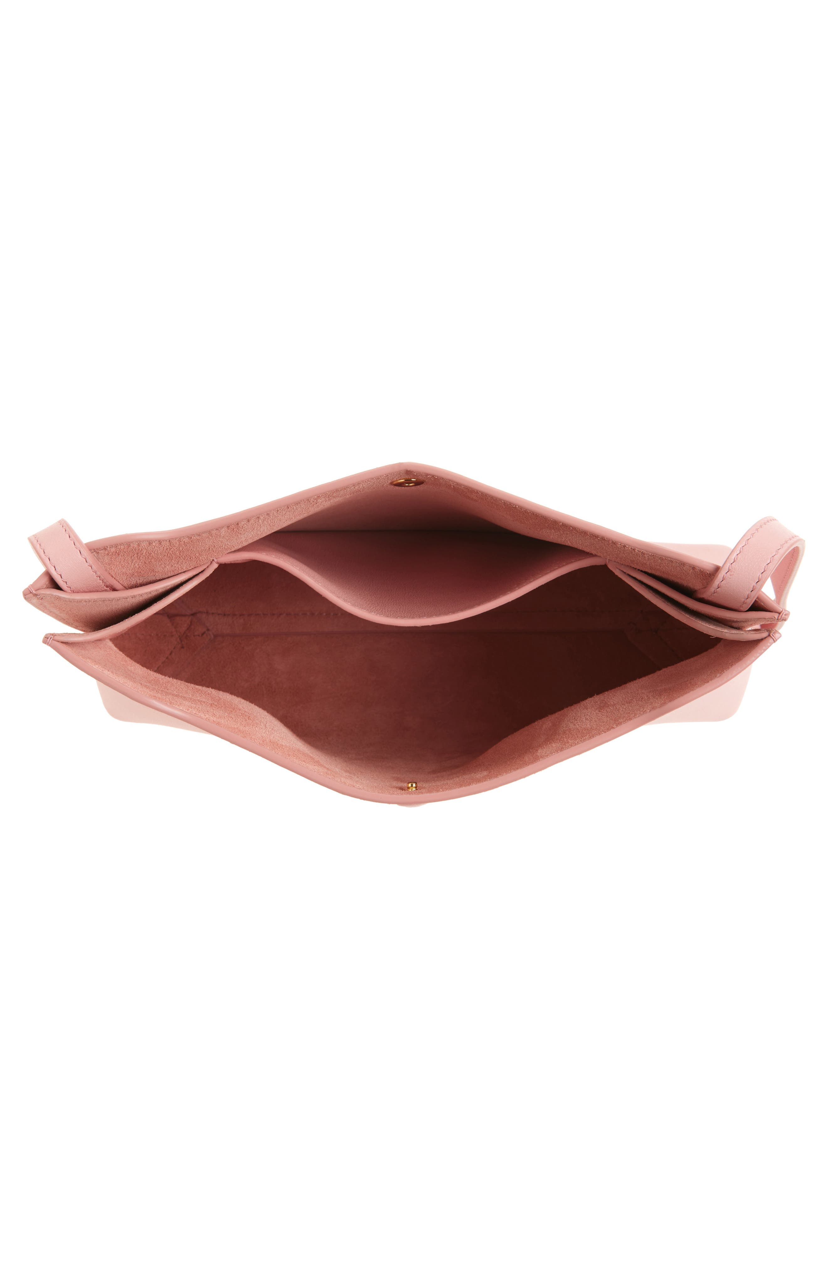 Day Pochette Leather Crossbody Bag, Alternate, color, FLAMINGO