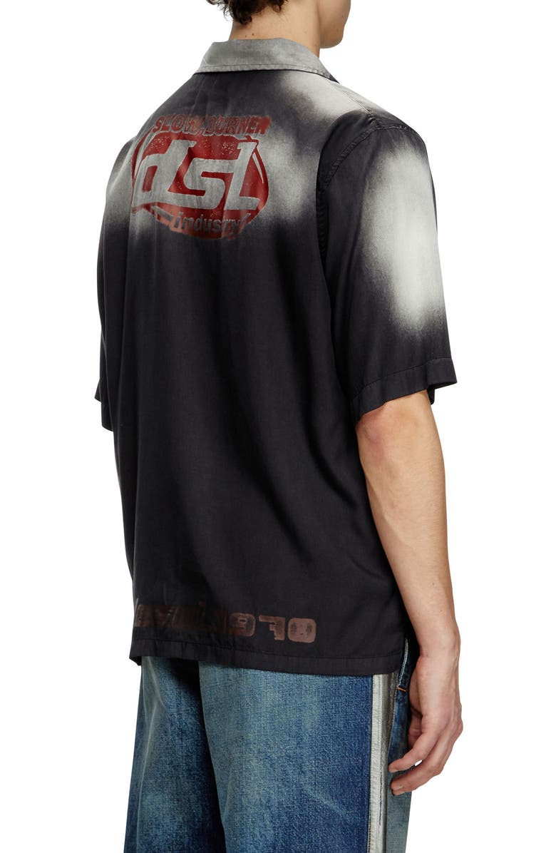 DIESEL<sup>®</sup> S-Elly Camp Shirt, Alternate, color, Deep/ Black