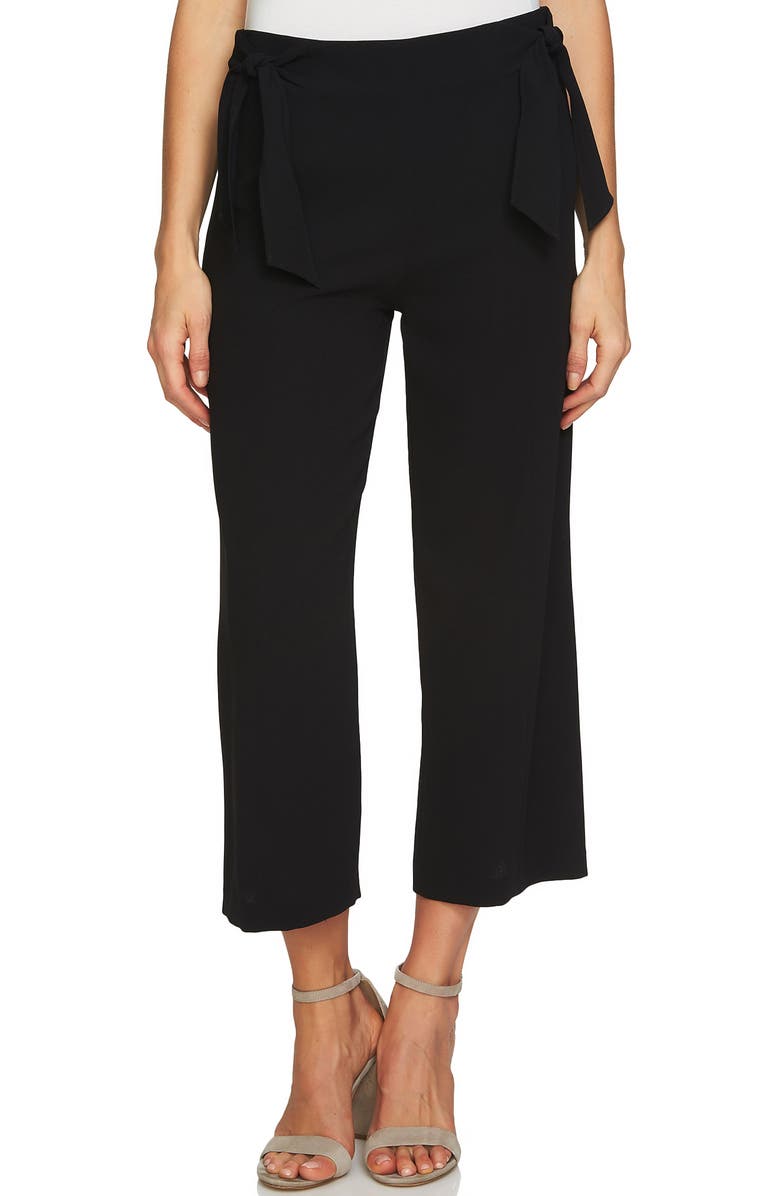 CeCe Side Tie Crop Pants, Main, color,